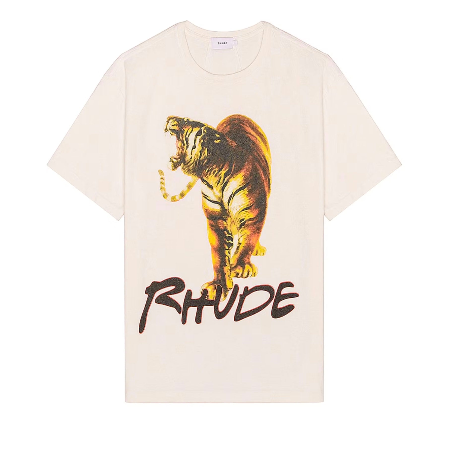 Rhude Tiger Tee Vtg White