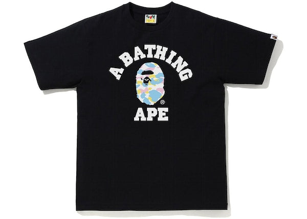BAPE New Multi Camo College Tee Black