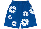 Denim Tears The Cotton Wreath Shorts Royal Blue