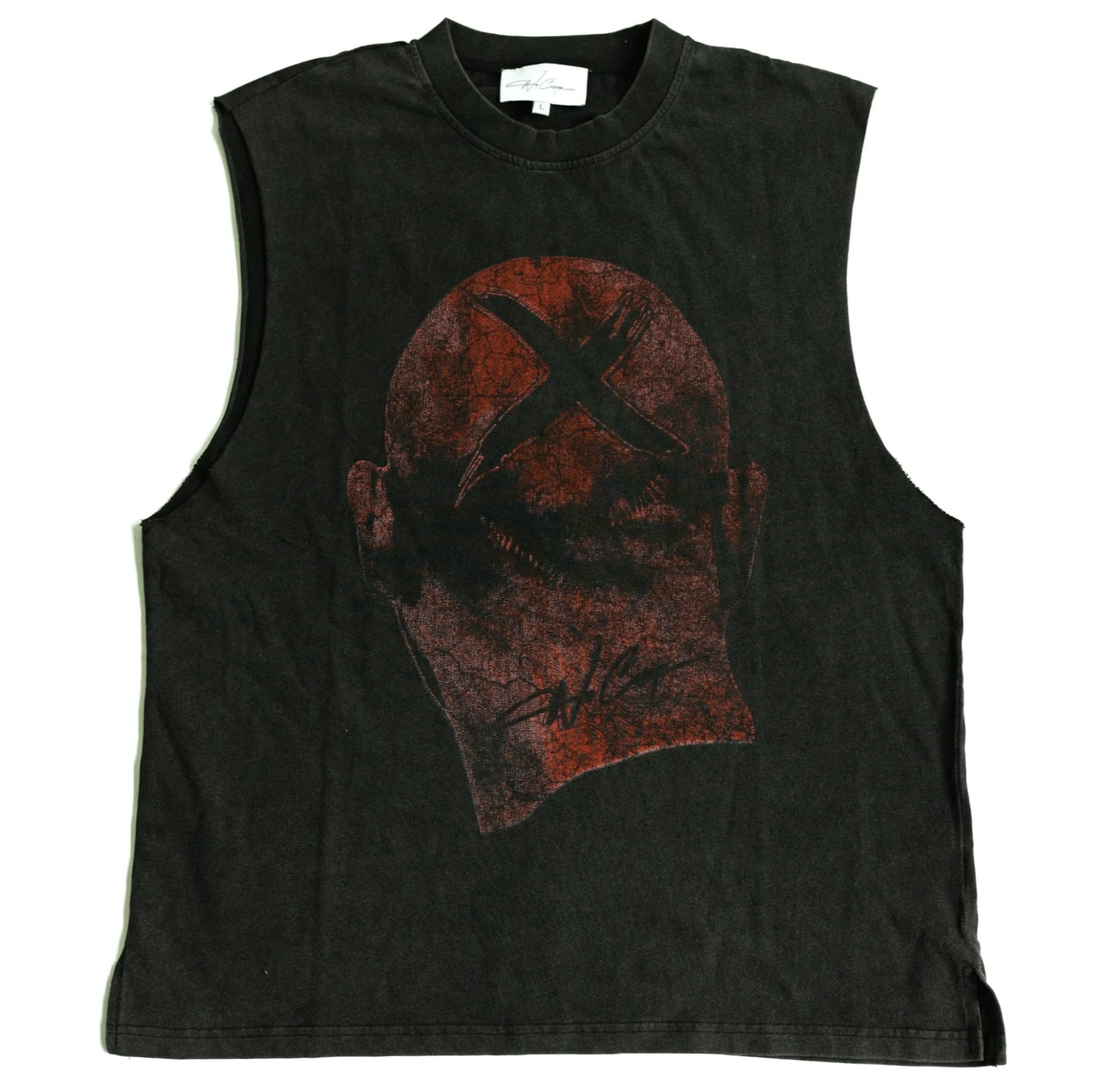 No Cosign XHead Cut Off Tee Black