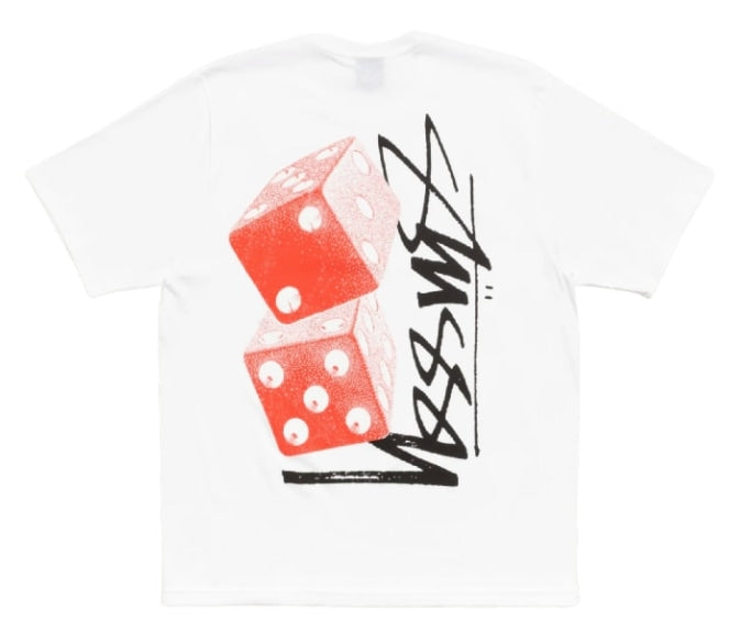 Stussy Tall Dice Tee White