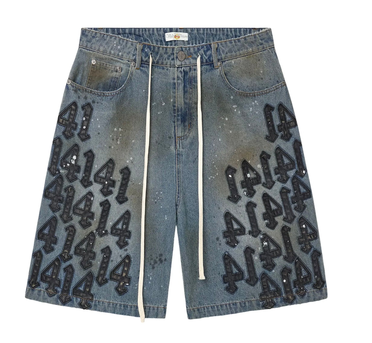 Vale Forever Navy Charm Jorts Mid Wash