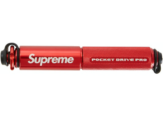 Supreme Lezyne Pocket Drive Pro Bike Pump Red