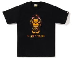 Bape 1st Baby Milo Camo Black Tee
