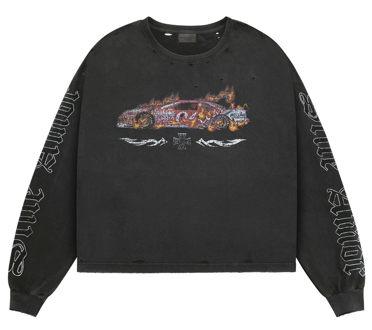 Stile De Amor Washed Black Corredore Long Sleeve