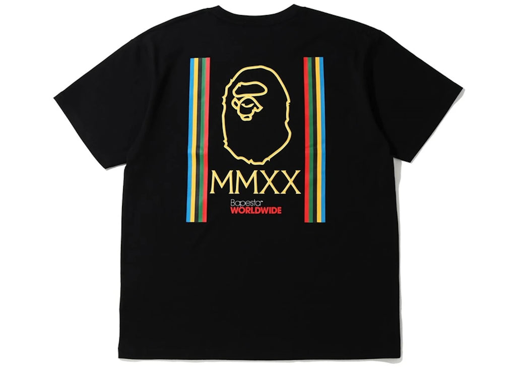BAPE Relaxed Line Tee Black