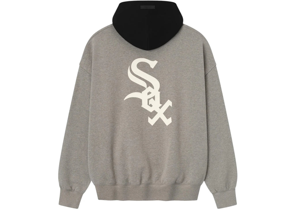 Fear of God Essentials White Sox Sport Hoodie Concrete Heather/Black