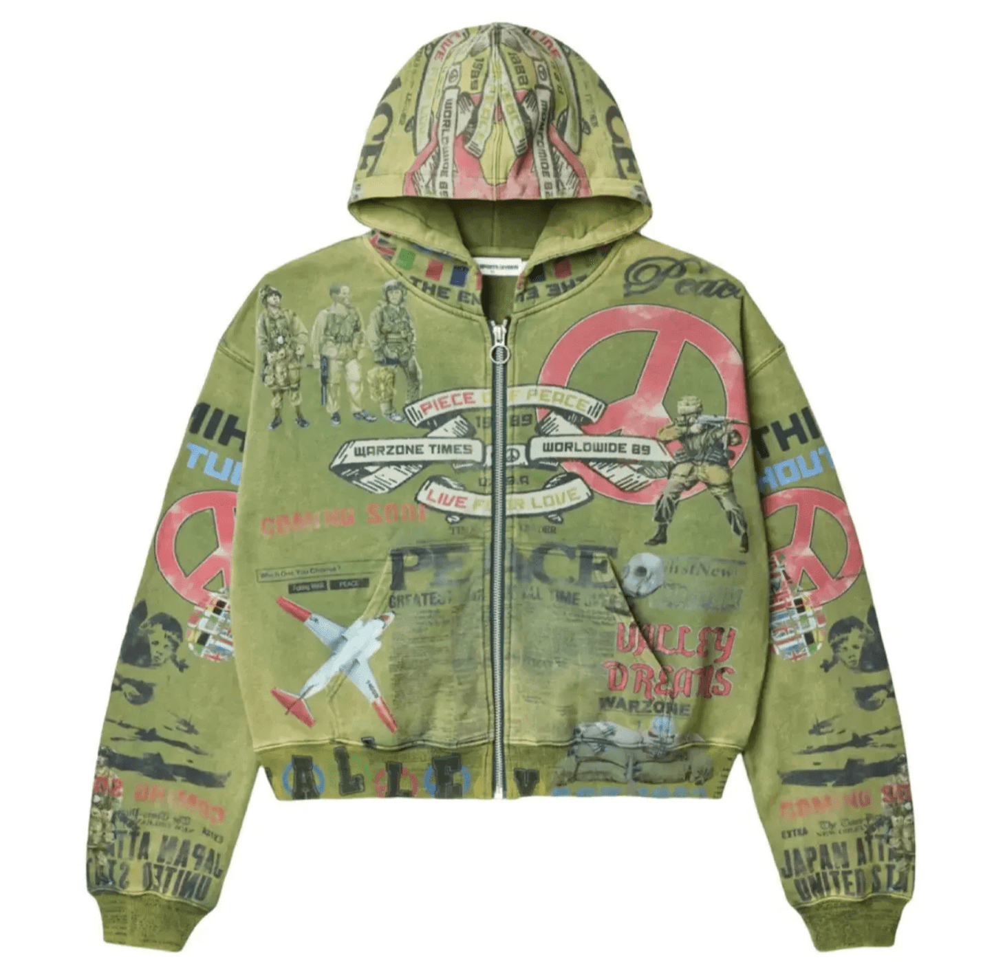 Vale Vale Forever Peace Zip Up