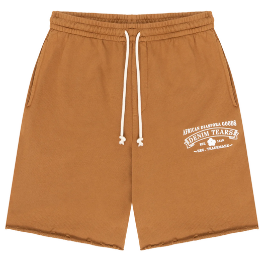 Denim Tears ADG Sweatshorts Washed Brown